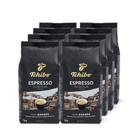   Tchibo Espresso Sicilia Style café en grano 8x1 Kg (Una caja)