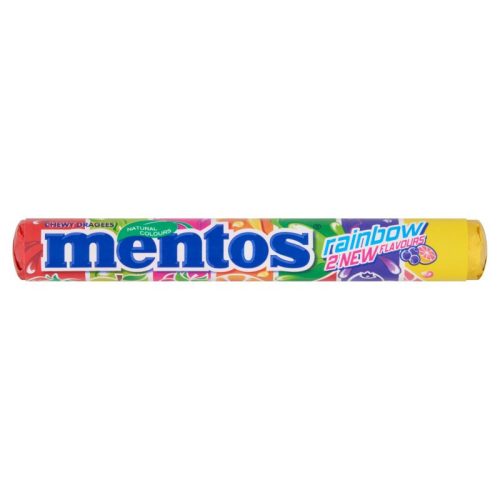 Mentos caramelos de frutas 37,5 g arcoíris