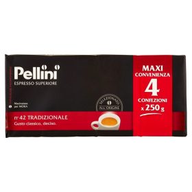 Pellini N°42 Tradizionale Café Molido 4x250 g