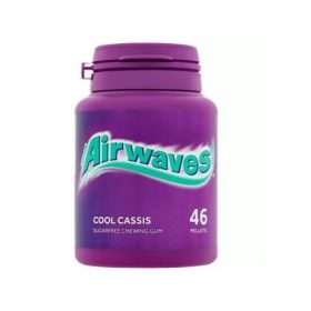   Airwaves Cool Cassis Mentol - Chicle Sabor Grosella Negra 64g