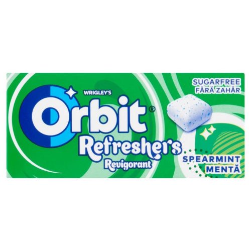 Orbit Refreshers Spearmint chicles sin azúcar con edulcorante 15,6 g