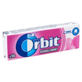   Wrigley's Orbit chicle sin azúcar 14 g sabor burbujas de menta