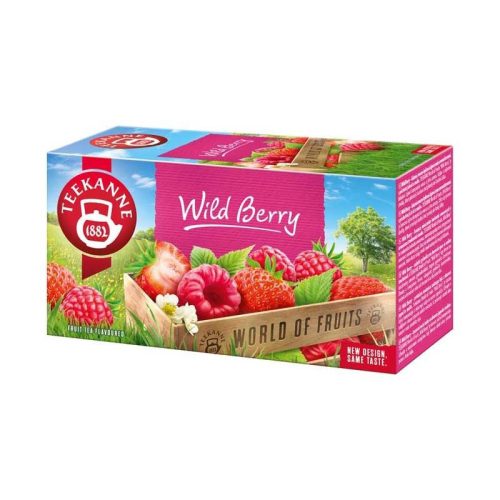 Teekanne Té de Frutas Silvestres con Fresa y Frambuesa 20x2 g