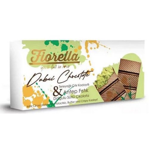 Chocolate Fiorella Dubái con pistachos 200 g