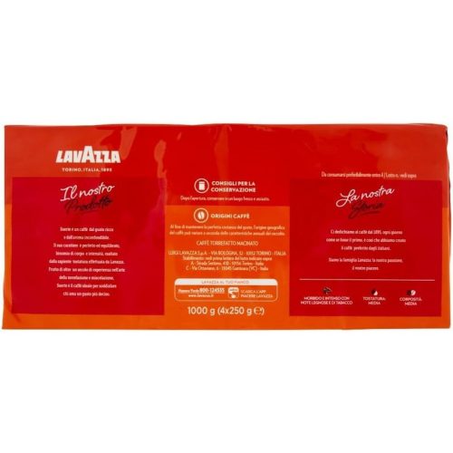Lavazza Suerte café molido, 4x250 g